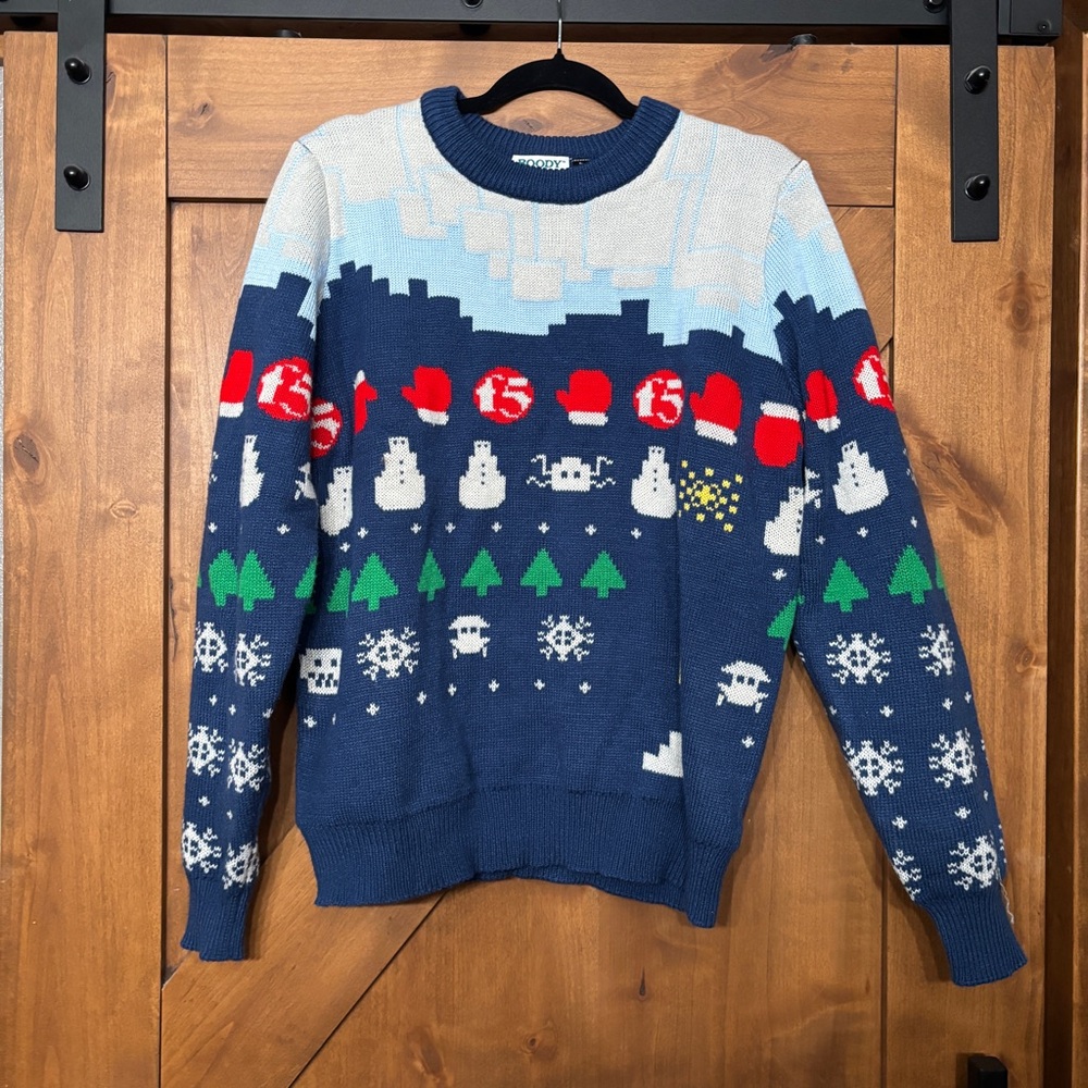Custom Christmas sweater computer/IT themed